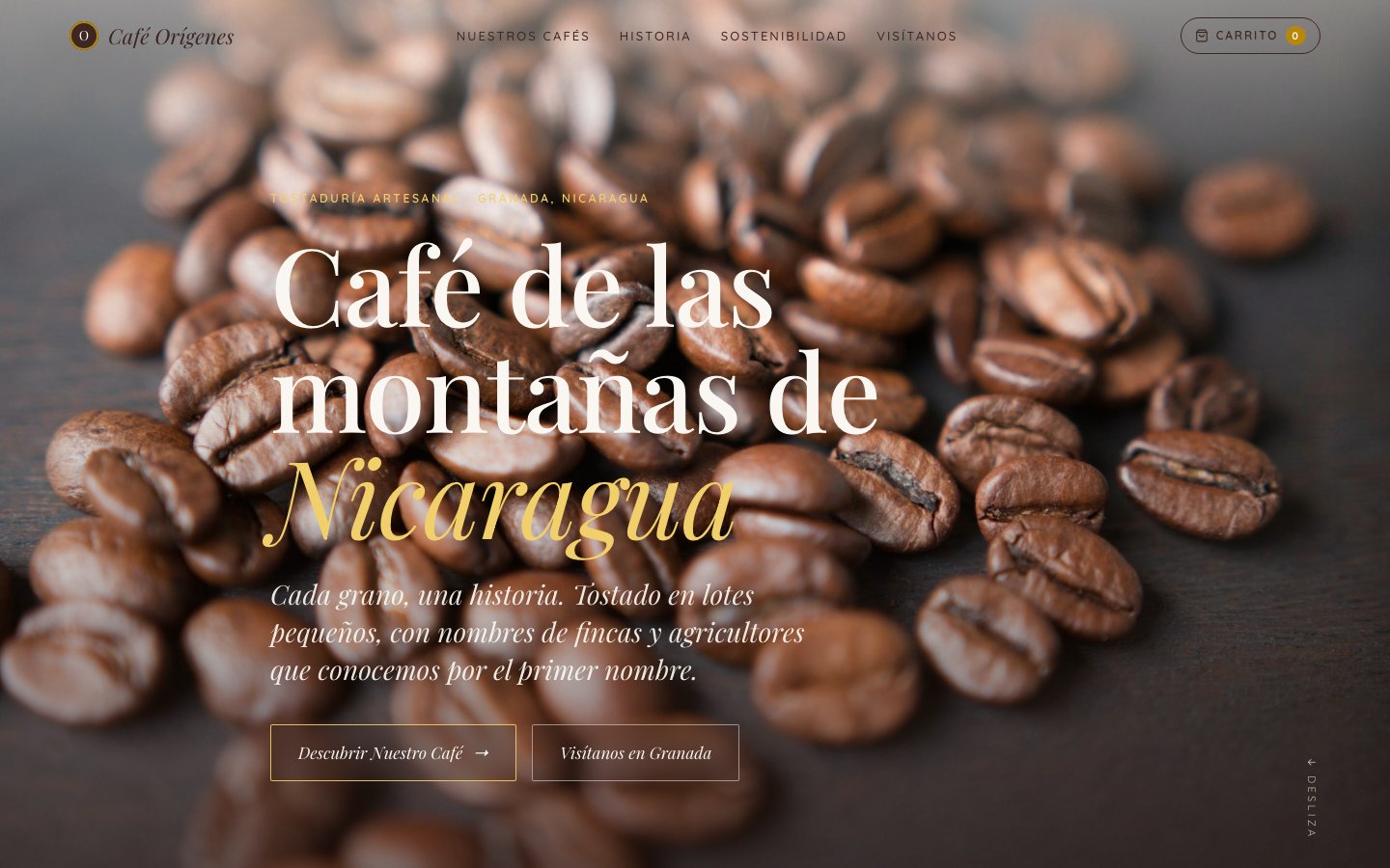 Preview de Café Orígenes